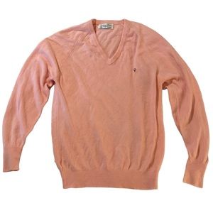Vintage Christian Dior Monsieur Pink Pullover Sweater Mens Size Medium USA